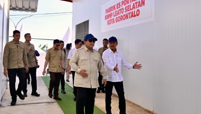 Prabowo Tinjau Shelter Ikan Kampung Nelayan Merah Putih di Gorontalo