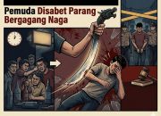 Pesta Miras Berakhir Tragis, Pemuda 21 Tahun Disabet Parang Bergagang Naga