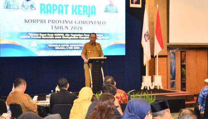 125 Pengurus Ikut Raker Korpri, Gubernur Gorontalo Tekankan Soliditas dan Kesejahteraan