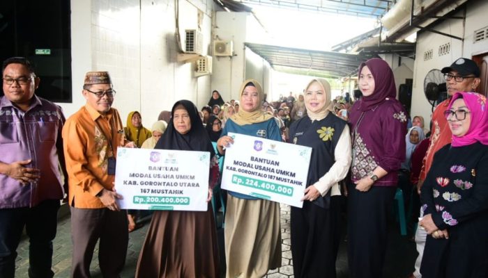Pemprov Gorontalo Salurkan Bantuan untuk 354 Pelaku UMKM