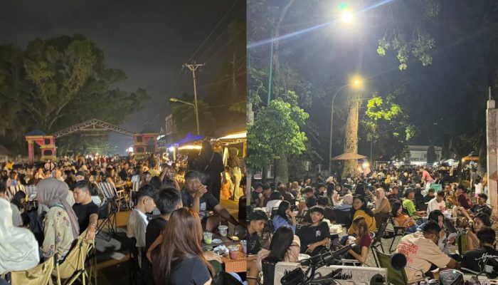 Dukung UMKM Mahasiswa, Ketua TP-PKK Gaib Sambangi Lapak-Lapak Kopi Street UDK