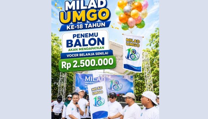 Meriahkan Milad ke-18, UMGO Gelar Sayembara Balon Berhadiah