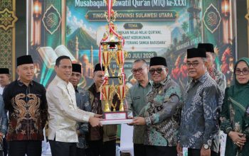 Kafilah Kotamobagu Kembali Ukir Prestasi, Raih Juara Umum MTQ Sulut 2026