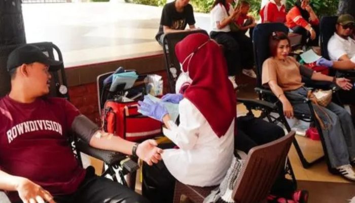 Semangat Kemerdekaan, 81 Pendonor Ramaikan Aksi Donor Darah di Kota Gorontalo