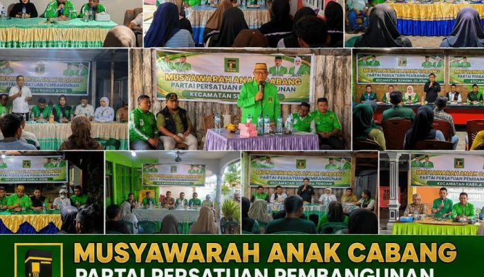 PPP Bone Bolango Rampungkan Musancab di 17 Kecamatan