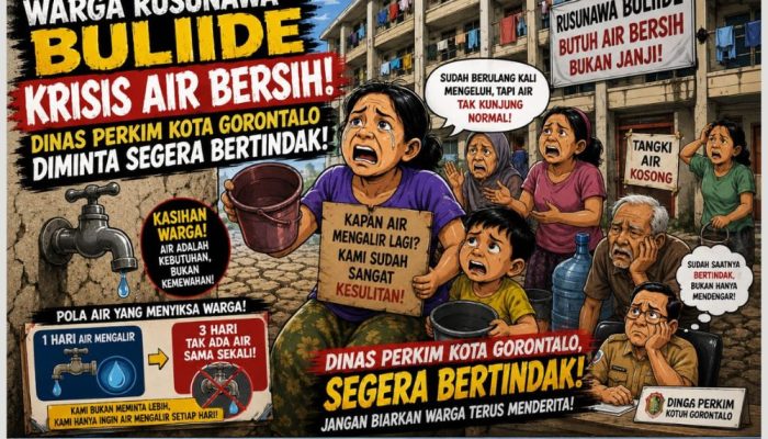 Krisis Air Bersih Rusunawa Buliide Belum Teratasi, Warga Minta Solusi Permanen