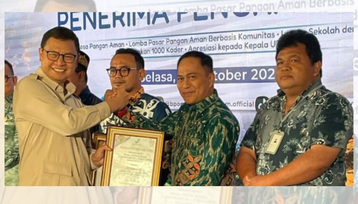 Masuk Top 3 Regional Timur,  Desa Toto Utara Boyong Penghargaan BPOM RI