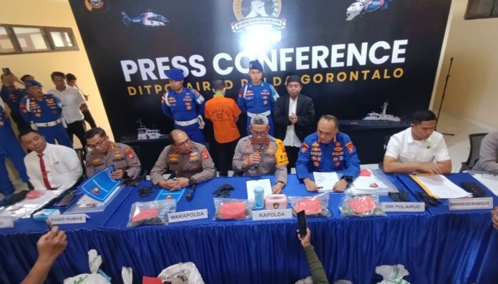 Polisi Rilis Kasus Penyelundupan 44 Ton Batu Hitam Gorontalo: Palsukan Dokumen, MFF Resmi Tersangka