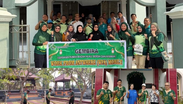 Program GEMBIRA Kemenag Gorontalo Konsisten Rawat Rumah Ibadah